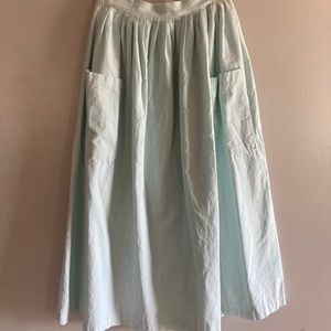 Women’s mint green vintage skirt